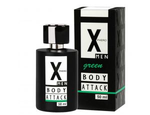 Woda toaletowa z feromonami Body Attack Green męska 50 ml