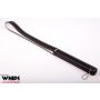 Pejcz pas do chłosty Whips Collection skórzany biały 37 cm - 2