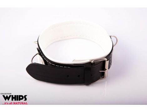 Obroża ze smyczą Whips Collection koniakowa - 2