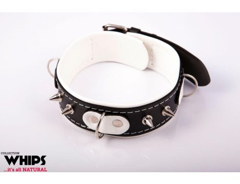 Obroża ze smyczą Whips Collection koniakowa - 3
