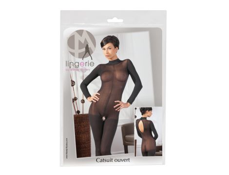 Bodystocking z koronkowym kołnierzem NO:XQSE M/L - 2