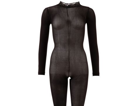 Bodystocking z koronkowym kołnierzem NO:XQSE M/L - 6