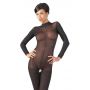 Bodystocking z koronkowym kołnierzem NO:XQSE M/L - 5