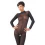 Bodystocking z koronkowym kołnierzem NO:XQSE M/L - 4