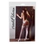 Pończochy z koronką Cottelli LEGWEAR białe 20 den - 3