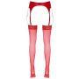 Pończochy Cottelli LEGWEAR czerwone z koronką 20 den - 11