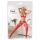Pończochy Cottelli LEGWEAR czerwone z koronką 20 den