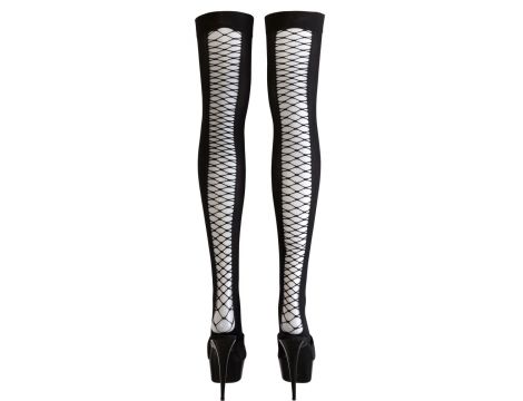 Pończochy siatkowe z szwem Cottelli LEGWEAR M/L - 6