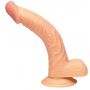 Dildo realistyczne zakrzywione NMC naturalne 19 cm - 4