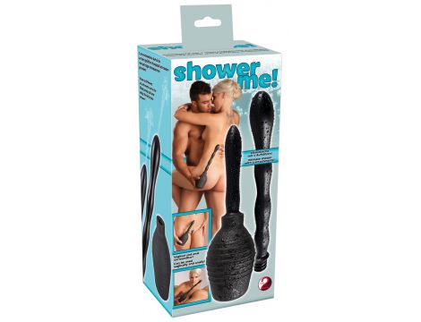 Prysznic analny You2Toys Shower Me czarny PVC 23 cm 300 ml