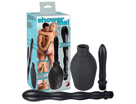 Prysznic analny You2Toys Shower Me czarny PVC 23 cm 300 ml - 15