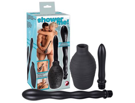 Prysznic analny You2Toys Shower Me czarny PVC 23 cm 300 ml - 17
