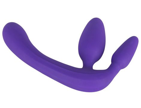 Strapon bez pasków silikonowy 20 cm - 5