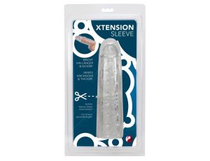 Przedłużka na penisa XTension Sleeve przezroczysta TPE 22 cm
