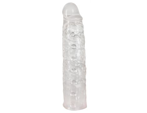 Przedłużka na penisa XTension Sleeve przezroczysta TPE 22 cm - 4