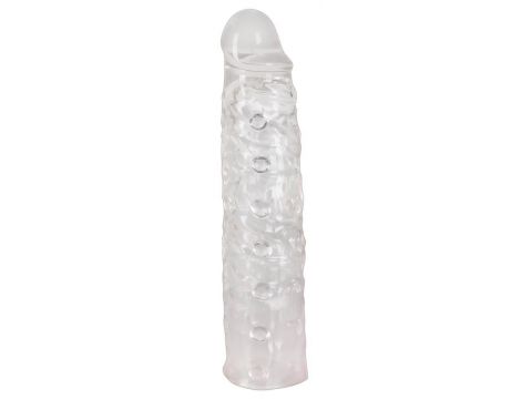 Przedłużka na penisa XTension Sleeve przezroczysta TPE 22 cm - 3