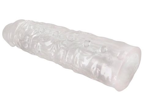 Przedłużka na penisa XTension Sleeve przezroczysta TPE 22 cm - 5