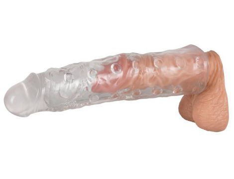 Przedłużka na penisa XTension Sleeve przezroczysta TPE 22 cm - 7