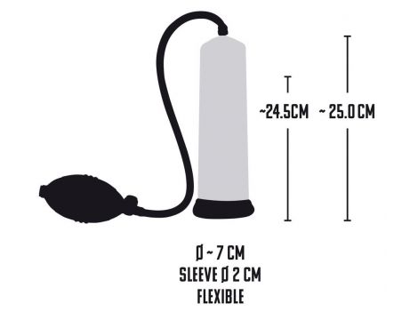 Pompka penisowa Mister Boner Professionals Power z miarką 25 cm - 11