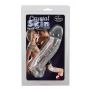 Przezroczysta przedłużka na penisa Crystal Clear z pierścieniem 23 cm - 3
