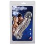 Przezroczysta przedłużka na penisa Crystal Clear z pierścieniem 23 cm - 2