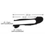 Przezroczysta przedłużka na penisa Crystal Clear z pierścieniem 23 cm - 16