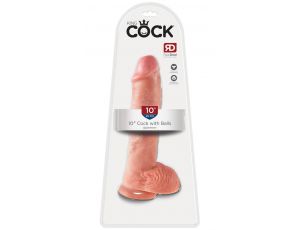 Dildo King Cock z jądrami PVC 25 cm