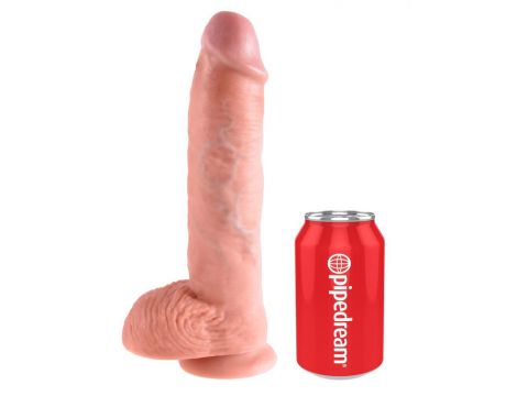Dildo King Cock z jądrami PVC 25 cm - 4