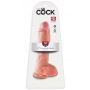 Dildo King Cock z jądrami PVC 25 cm - 3