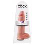 Dildo King Cock z jądrami PVC 30,5 cm - 3