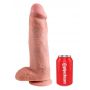 Dildo King Cock z jądrami PVC 30,5 cm - 4