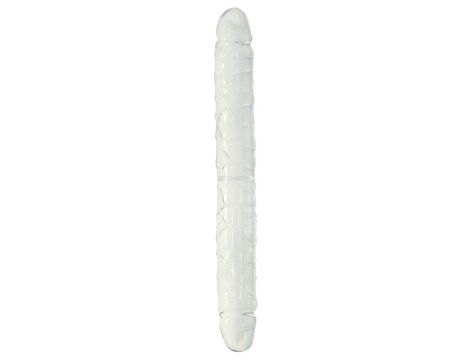 Dildo podwójne Crystal Clear 34 cm PVC - 3