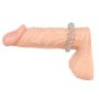 Pierścień erekcyjny silikonowy NMC Maximum Metal Ring z kulkami 2 5 cm - 8