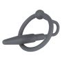 Silikonowy penis plug z pierścieniem na żołądź Penisplug 6,3 cm - 7
