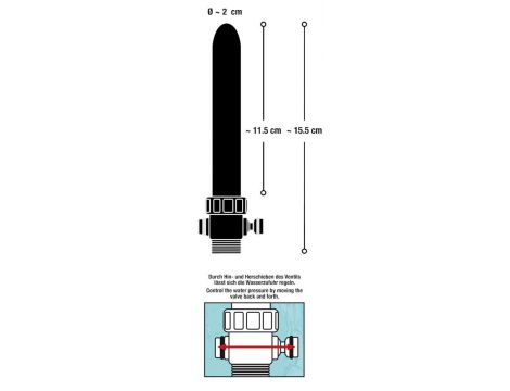 Prysznic analny You2Toys aluminiowy srebrny 15 5 cm - 17