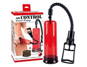 Pompka do penisa You2Toys Air Control czerwona 22 cm