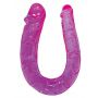Dildo podwójne Sex Talent You2Toys fioletowe 29 cm - 4