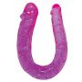 Dildo podwójne Sex Talent You2Toys fioletowe 29 cm - 5