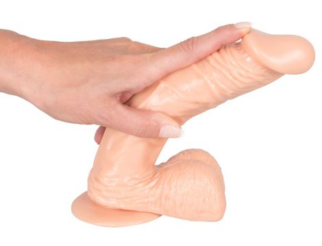 Dildo realistyczne European Lover duże 22 5 cm TPE - 11