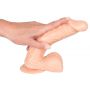 Dildo realistyczne European Lover duże 22 5 cm TPE - 12