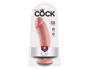 Realistyczne dildo King Cock cieliste 21,5 cm