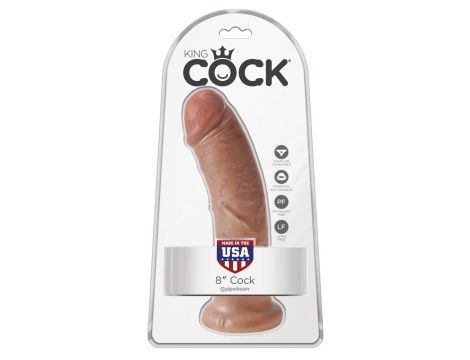 Realistyczne dildo King Cock cieliste 21,5 cm - 2