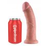 Realistyczne dildo King Cock cieliste 21,5 cm - 4