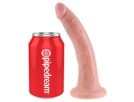 Dildo King Cock z przyssawką 7 cali cieliste 20,5 cm - 4