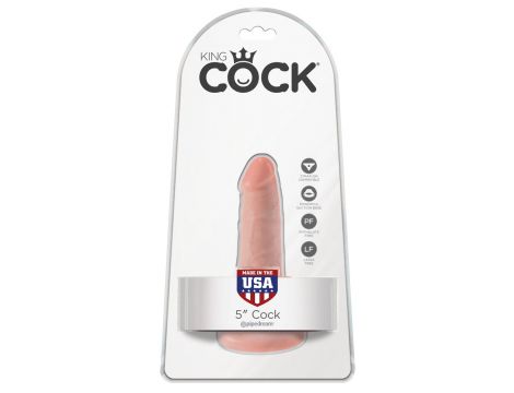 Realistyczne dildo King Cock 12,7 cm z przyssawką