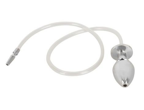 Penisplug stalowy z wtyczką analną i rurką 76 cm - 4
