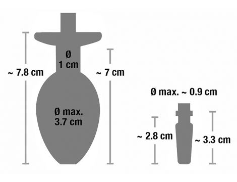 Penisplug stalowy z wtyczką analną i rurką 76 cm - 12
