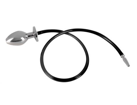 Penisplug stalowy z wtyczką analną i rurką 76 cm - 5