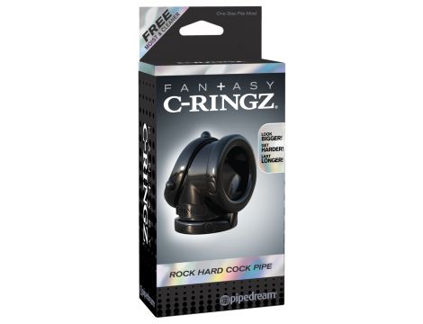 Pierścień erekcyjny Fantasy CRingz ze zintegrowanym pierścieniem jąder 7 cm - 2