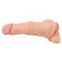 Masturbator Nature Skin 2w1 przedłużka penisa TPE 21 cm - 16